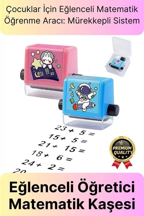 Özel Üretim Hızlı Pratik Mürekkepli Çocuk Okul Toplama İşlemleri Alıştırma Test Matematik Kaşesi