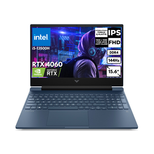 Victus Gaming 15-FA1033NT i5-13500H 40GB 1 TBSSD 6GB RTX4050 Freedos 15.6" FHD Windows 11 Pro Notebook 7N9V2EAAT78