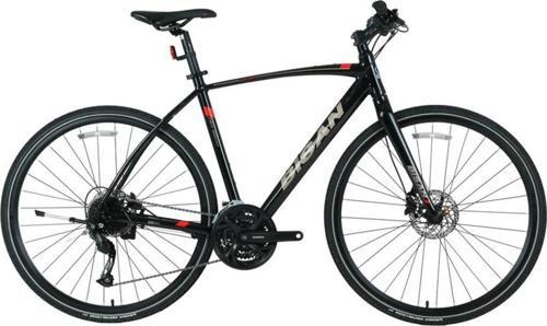 BİSAN TRX 8600 ALTUS ERKEK ŞEHİR BİSİKLETİ 56CM HD 28 JANT 27 VİTES PARLAK SİYAH KIRMIZI