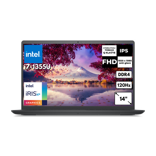 Vostro 3530 i7-1355U 16 GB 2 TBSSD Iris Xe Graphics 15.6" FHD Windows 11 Pro Notebook N1601PVNB3530UAT59