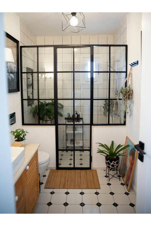 Bambu Iç Ve Dış Mekan Kaydırmaz Su Geçirmez Paspas Çok Amaçlı Mat 80X50