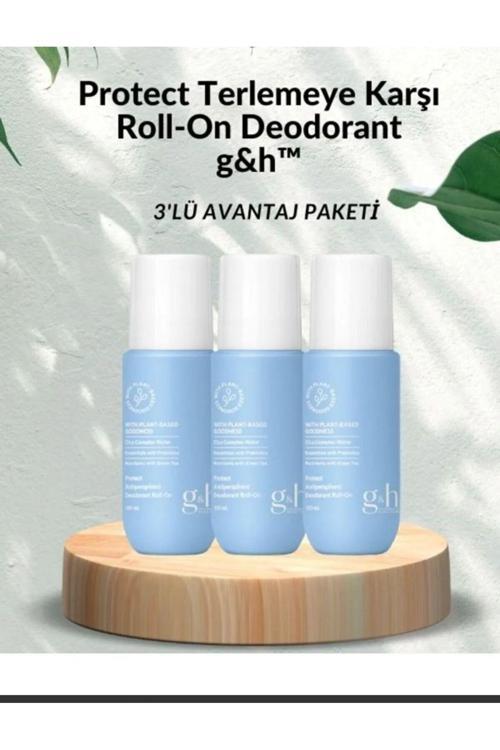 G H Protect Terlemeye Karşı/Koku Giderici Roll-On Deodorant 100 Ml - 3 Rollon