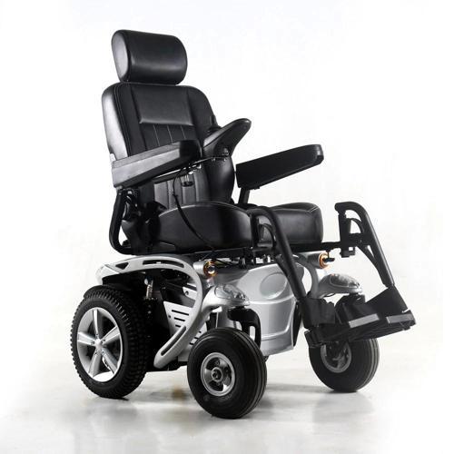 Poylin Arazi Tip Akülü Tekerlekli Sandalye | 600W Motorlu, 15 cm Engel Atlama, Kaptan Koltuklu P278