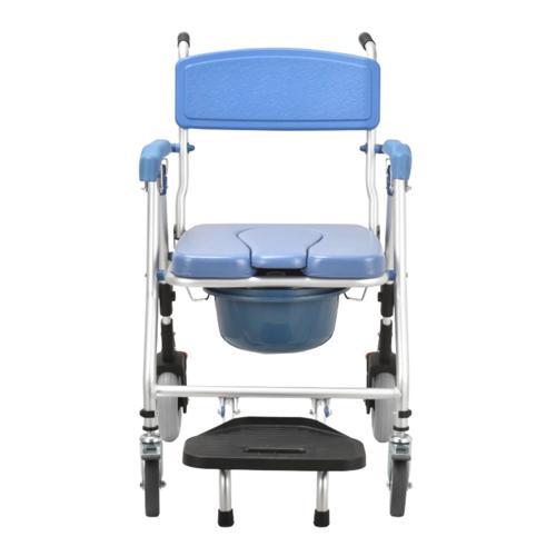 Respirox Banyo Özellikli Seyyar Tuvalet | Katlanabilir Pedallı, Hafif ve Frenli Tasarım RLTS-02