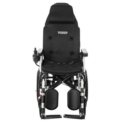 Römer Sırtı Yatarlı Akülü Tekerlekli Sandalye | Ergonomik Sırt Ayarı ve 120Kg Taşıma Kapasitesi R104