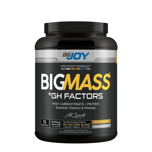 Bigjoy BIGMASS Gainer GH FACTORS 1500g Bisküvi