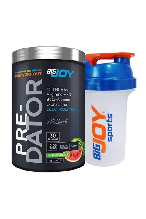 Predator Pre-Workout Karpuz Aroma 510G Preworkout Aminoasit - Shaker 500 Ml