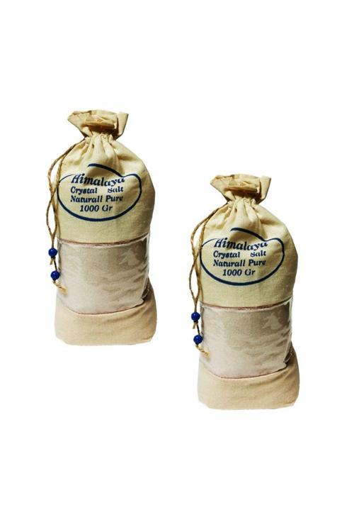 Tuzu Öğütülmüş Ince Açık Pembe Renk 2 kg