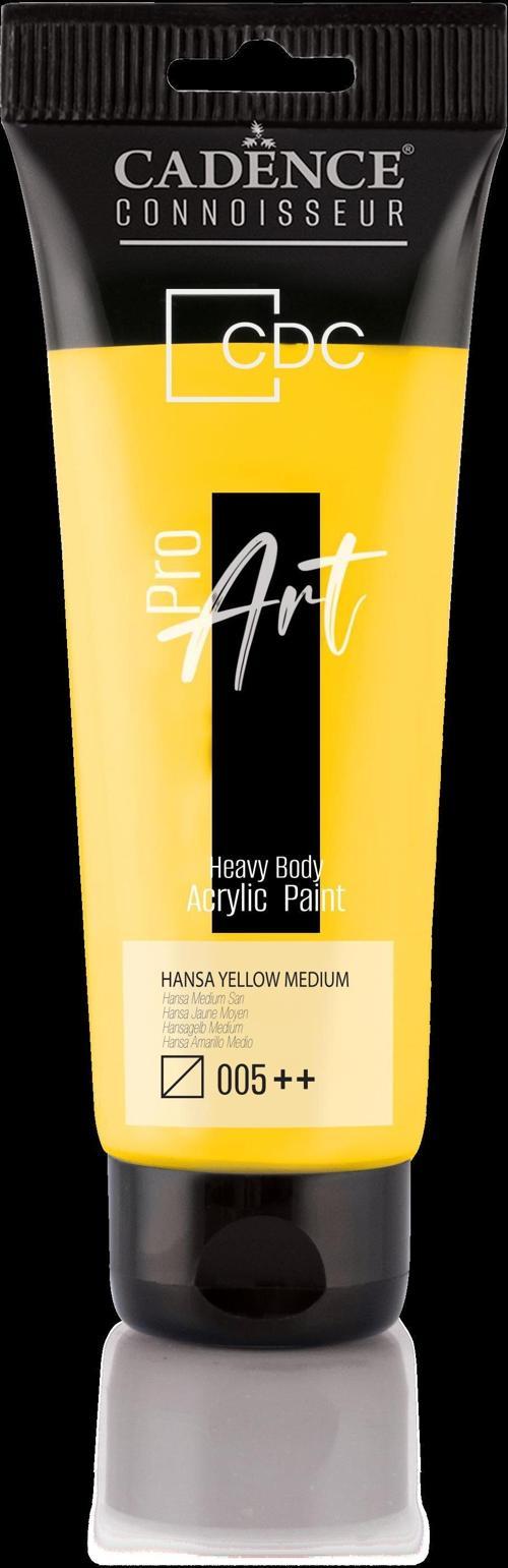 PROART HEAVY BODY AKRİLİK BOYA PR-005 HANSA MEDIUM SARI 120ML