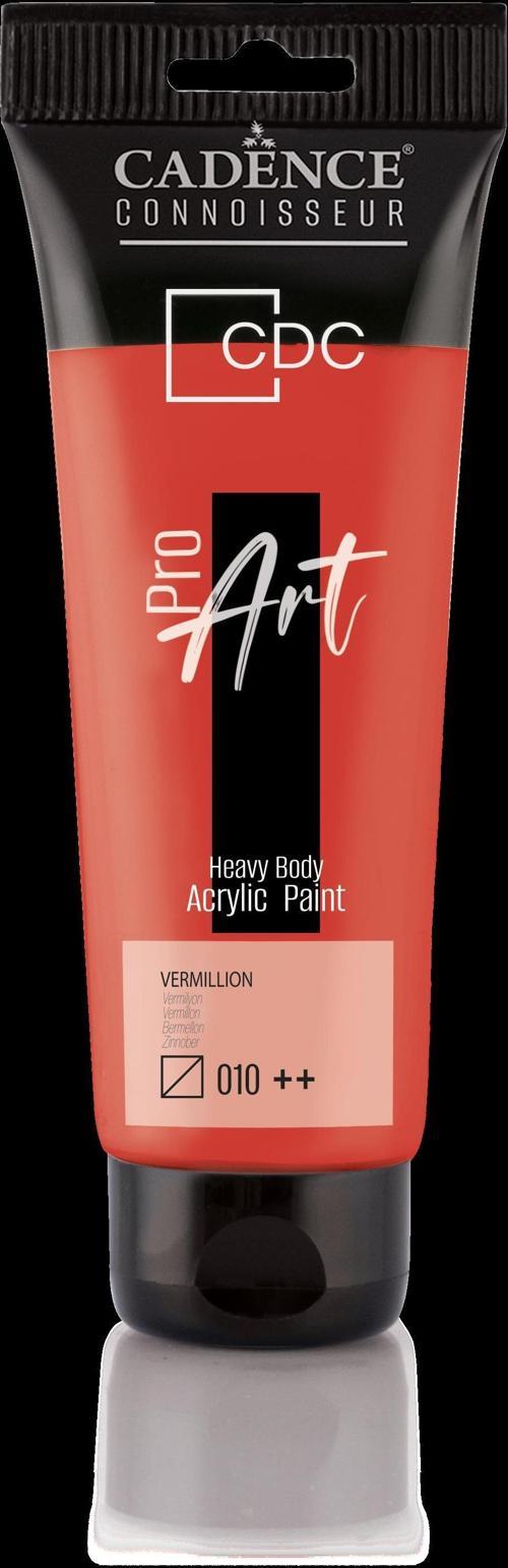 PROART HEAVY BODY AKRİLİK BOYA PR-010 VERMİLYON  120ML
