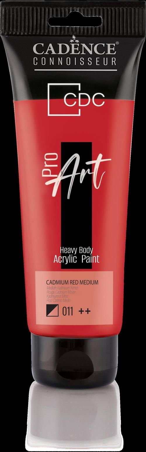 PROART HEAVY BODY AKRİLİK BOYA PR-011 MEDIUM KADMİYUM KIRMIZI 120ML