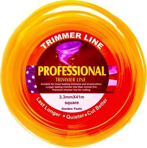 Profesyonel Tırpan Misinası 3.3 mm Köşeli 41 mt