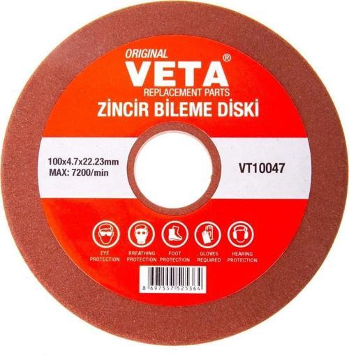 VT10047 Motorlu Testere Zincir Bileme Diski 100 x22x 4.7 mm