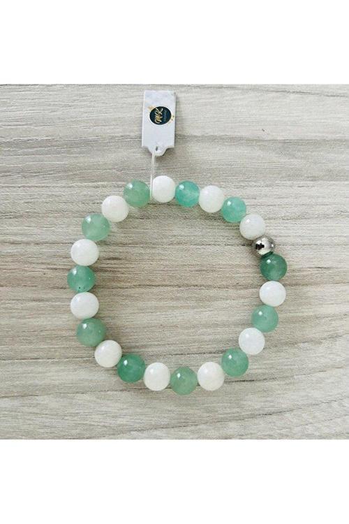 Gerçek Aytaşı Aventurin Taşı Bileklik MK.021.013