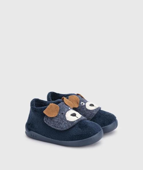 Homie Guau Lacivert Erkek Çocuk Panduf W10326-003