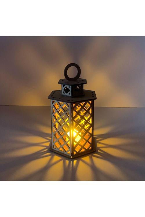 Dekoratif Ahşap Kandil