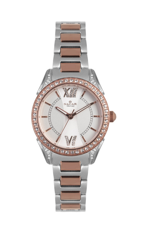 GÜMÜŞ - ALTIN KADIN KOL SAATİ NC09-3914613-EWMS