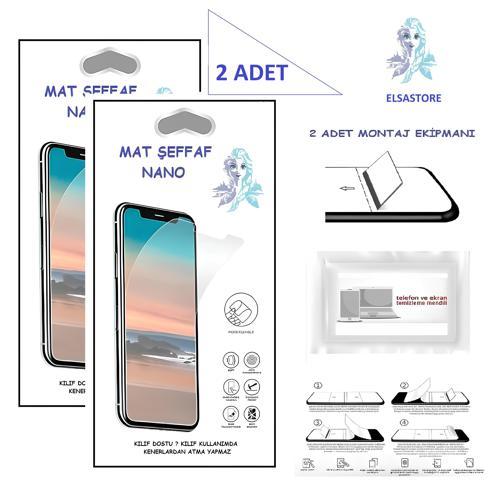 General Mobile GM8 Nano Ekran Koruyucu 2 Adet Ultra İNCE Esnek MAT Şeffaf