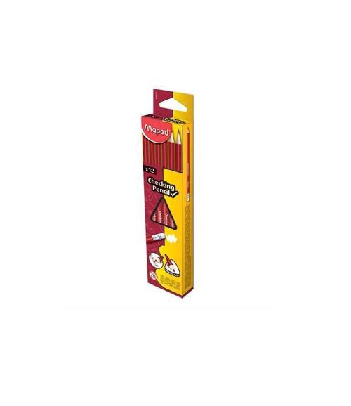 Kırmızı Kopya Kalemi Checking Kalemi Correction Pencil (12 Li Paket) 838510