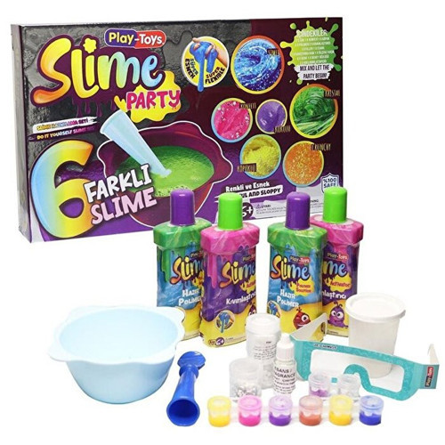 Playtoys Oyuncak Diy Süper Slime Party Hazırlama Seti 2700