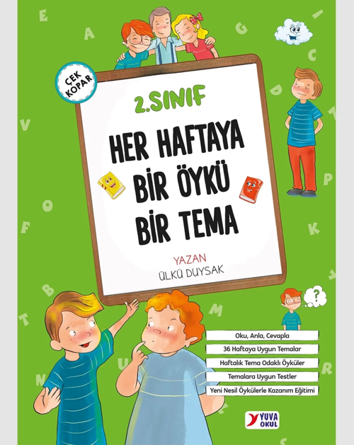 Yuva Yayınları 2. Sınıf Her Haftaya Bir Öykü Bir Tema 10Kitap