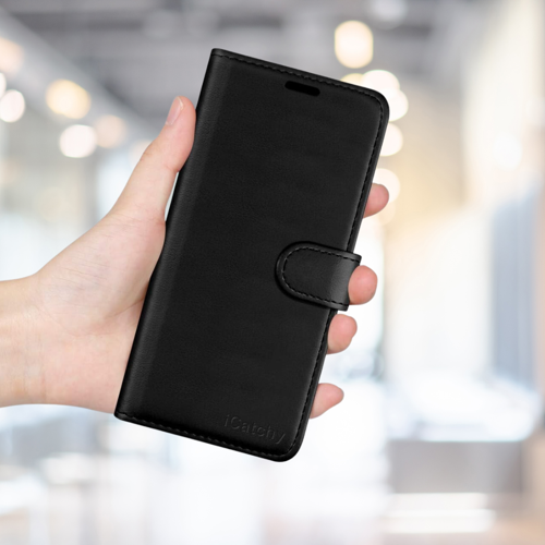 Realme 11 Pro Kartlikli Cüzdan Kilif (Deluxe Wallet Case) Si̇yah