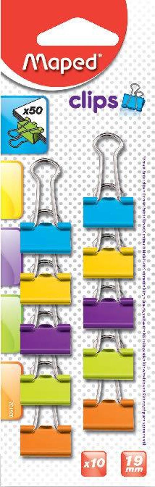 Renkli Metal Kıskaç 19 Mm 10 Lu 3154140361020