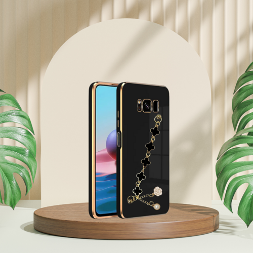 Samsung S8 Elçek Şanzeli̇ze Kilif Si̇yah
