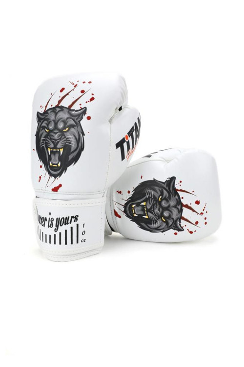 BEYAZ PUMA DESENLİ BOKS ELDİVENİ