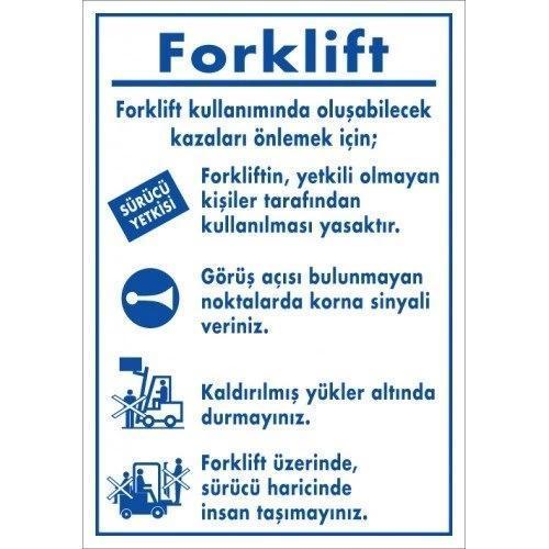 Pvc Levha "Forklift" 35*50-50*70-70*100 cm