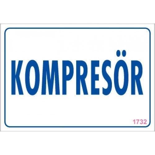 Pvc Levha "Kompresör" 17,5*25 cm