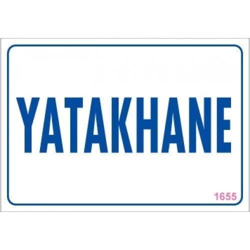 Pvc Levha "Yatakhane" 17,5*25 cm