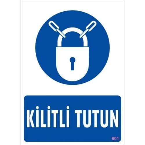 Pvc Levha "Kilitli Tutun" 25X35 Cm
