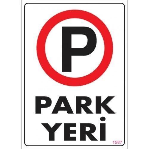 Pvc Levha "Park Yeri" 25*35 cm
