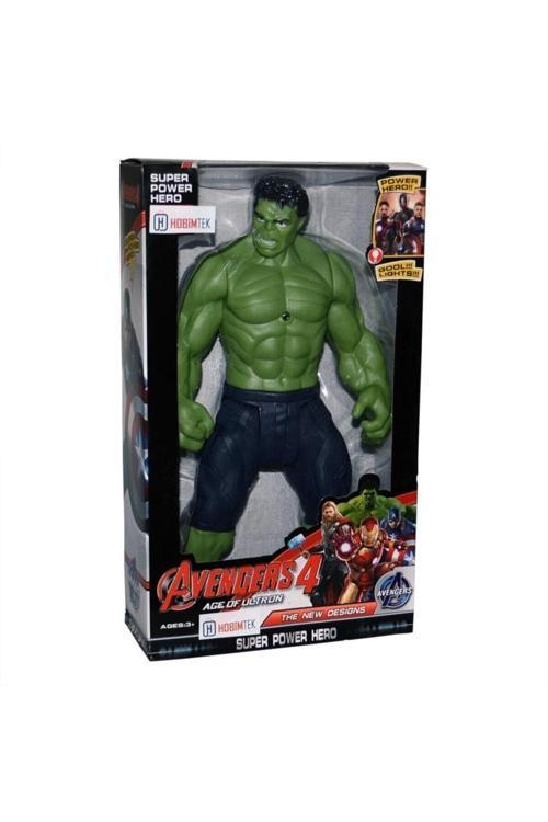 Oyuncak Avengers Hulk, Yeşil Dev Işıklı 26 Cm (Büyük Boy)