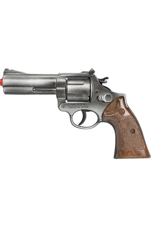 Metal Tabanca Kapsül Patlatan Revolver Magnum Silah Seti