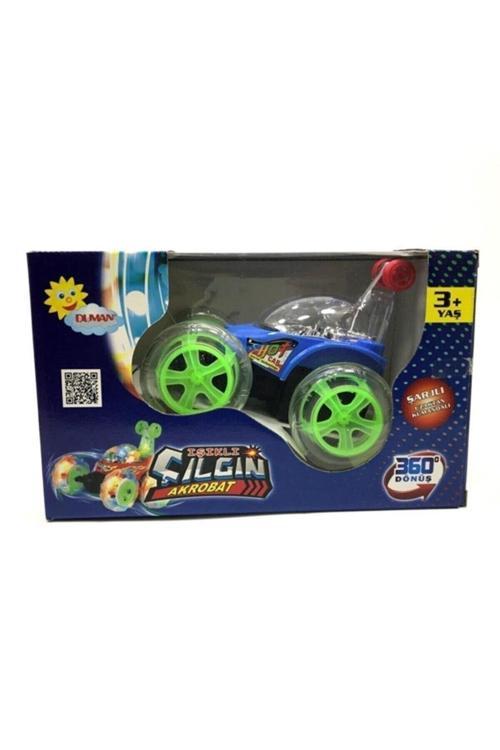 Işıklı Mavi Çılgın Akrobat Şarzlı Uzaktan Kumandal