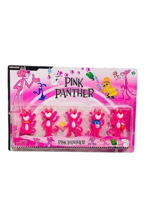 Oyuncak 5'Li Pembe Panter Figür Oyuncak