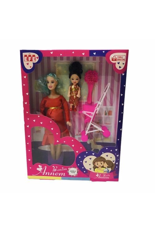 Benim Annem Kız Seti Oyuncak Bebek Pusetli Hamile Benim Annem Oyuncak Bebek Seti