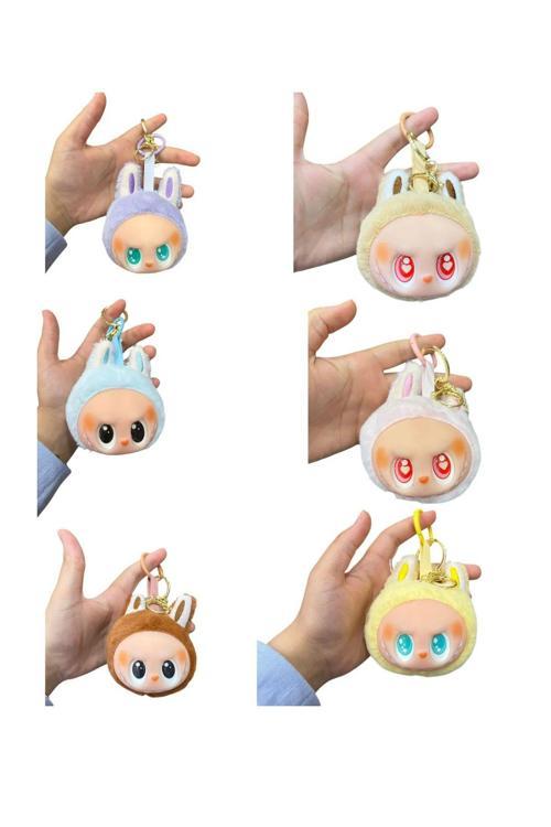 Labubu Charm Anahatarlık Çanta Aksesuarı Peluş Oyuncak