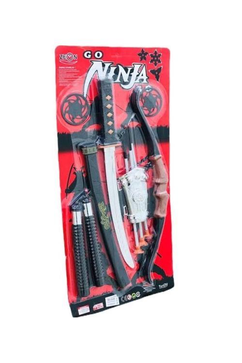 Oyuncak Ninja Kılıç Mınçıka Ve Ok Yay Seti Ninja Set