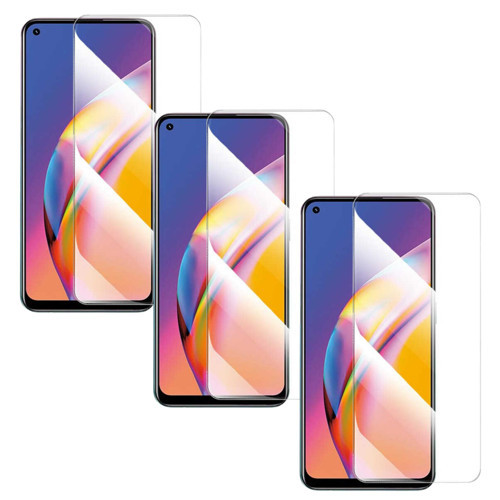 Oppo A72 Uyumlu 9H Temperli Kırılmaz Ekran Koruyucu Cam(3 Adet)