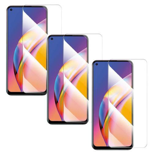 Oppo Reno 5 Lite Uyumlu 9H Temperli Kırılmaz Ekran Koruyucu Cam(3 Adet)