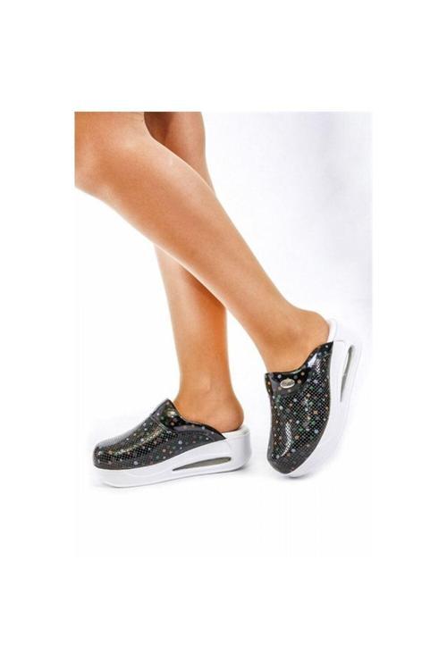 Puantiye Desen Kadın Airmax Tam Ortopedik Anatomik Hastane, Doktor, Hemşire, Aşçı Sabo Terlik