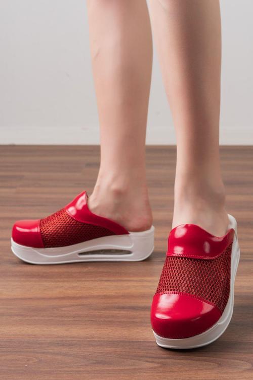 Halluks Valgus (Kemik Çıkıntısı) Fileli Tasarım Kadın Air Max Tam Ortopedik Ve Anatomik Terlik