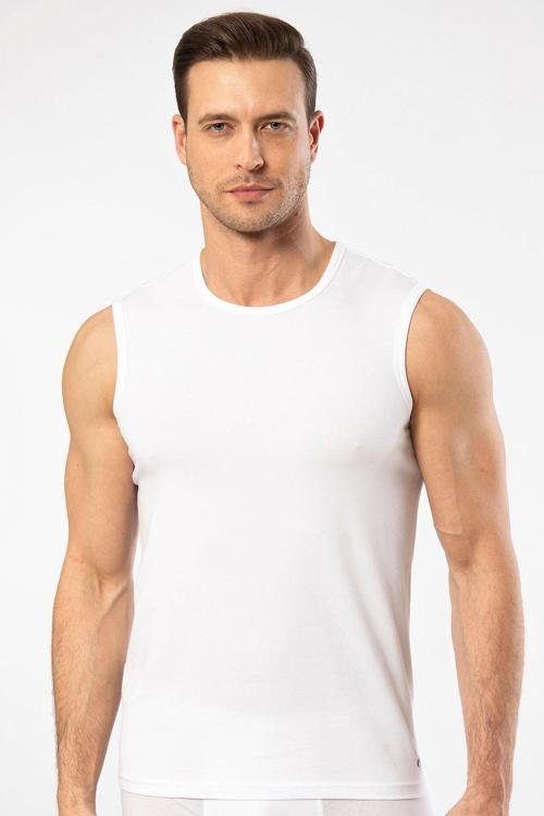 Erkek Bisiklet Yaka Spor Atlet 1303/BEYAZ
