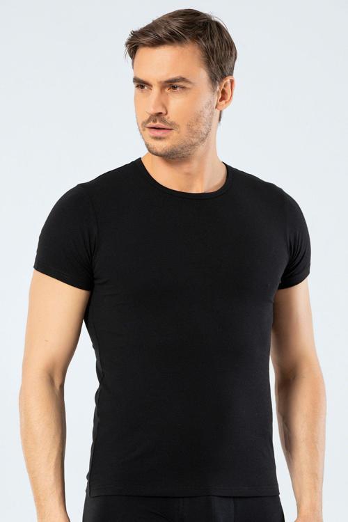 - Bisiklet Yaka T-shirt 1305/Siyah