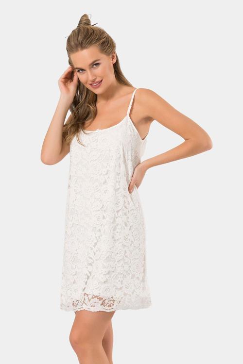 Dantelli Gecelik + Sabahlık Takım 3270