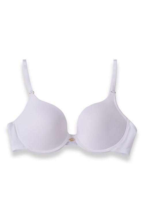 Kom Simple Push Up Sütyen Beyaz