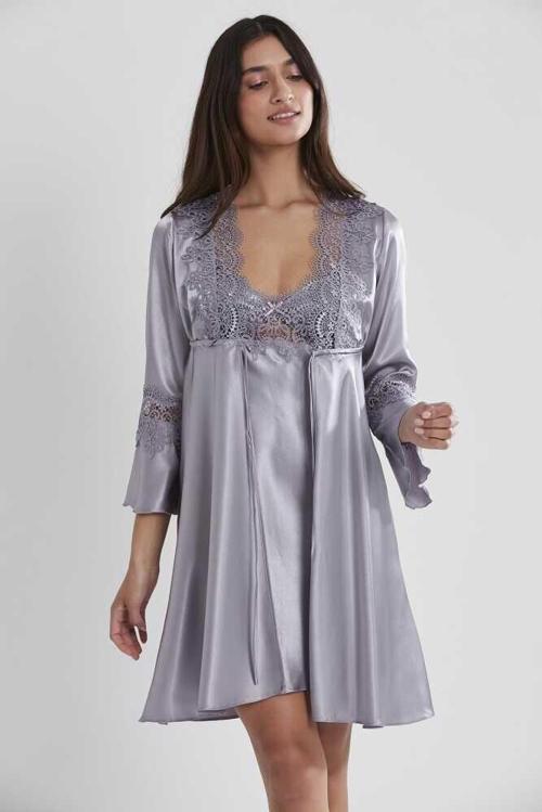 6'lı Royal Kaplı Gecelik Sabahlık Set 6325